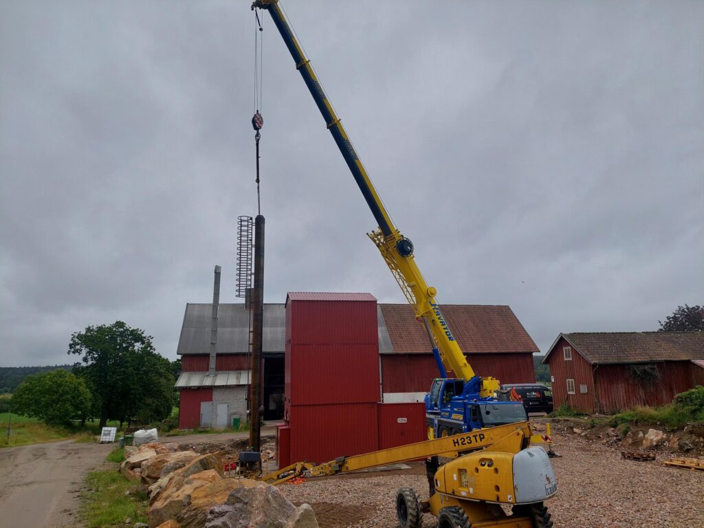 fritstaaendeskorsten